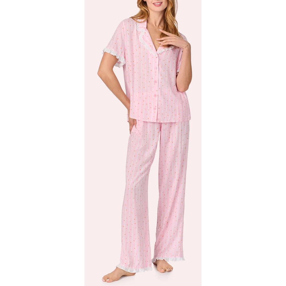 NWT Room Service Chloe Pj Set In Starlit Stripes - Starlit Stripes size S